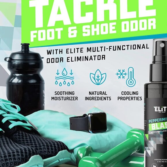 ✨ Elite Sportz Shoe Deodorizer & Foot Spray – 4 oz ✨ - Picture 2 of 7